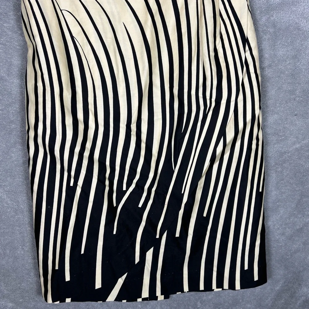 Moulinette Soeurs Strapless Dress in Black and Cream - Picture 5 of 10